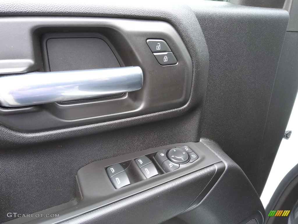 2021 GMC Sierra 2500HD Double Cab 4WD Jet Black Door Panel Photo #143883804