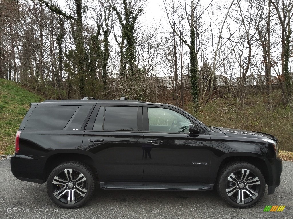 Onyx Black 2019 GMC Yukon SLT 4WD Exterior Photo #143884284