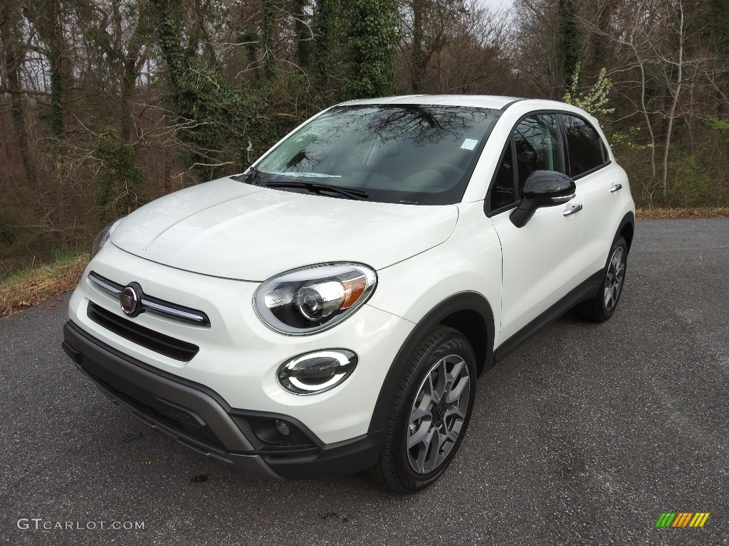 2022 500X Trekking AWD - Bianco Gelato (White) / Black photo #2