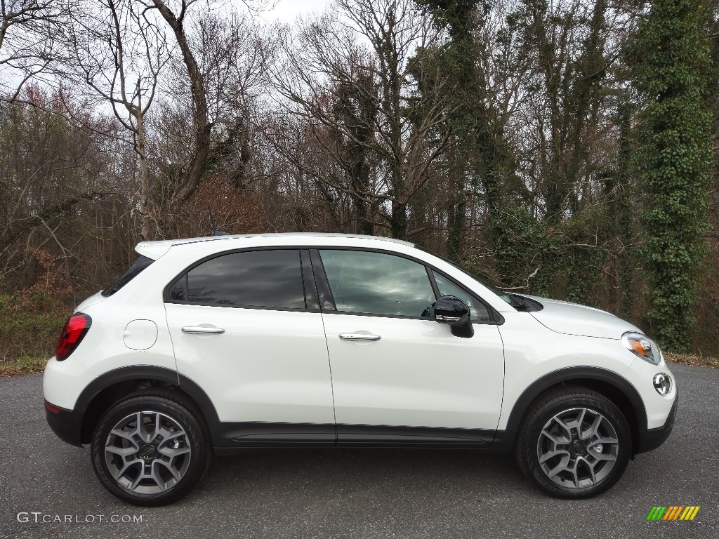 Bianco Gelato (White) 2022 Fiat 500X Trekking AWD Exterior Photo #143885340