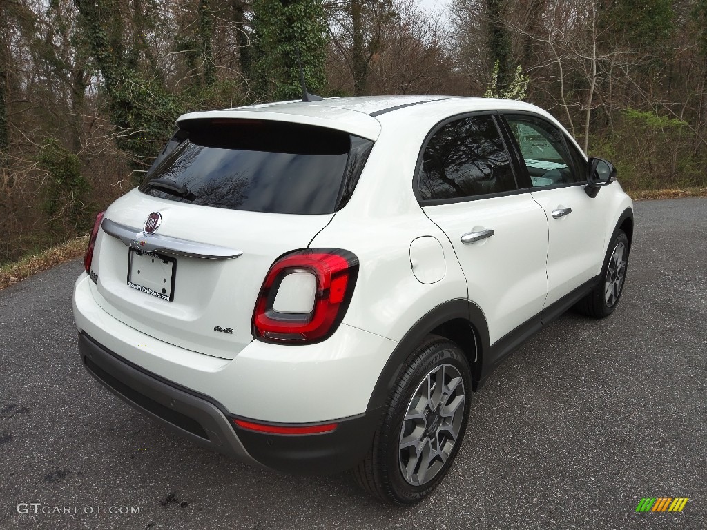 2022 500X Trekking AWD - Bianco Gelato (White) / Black photo #5