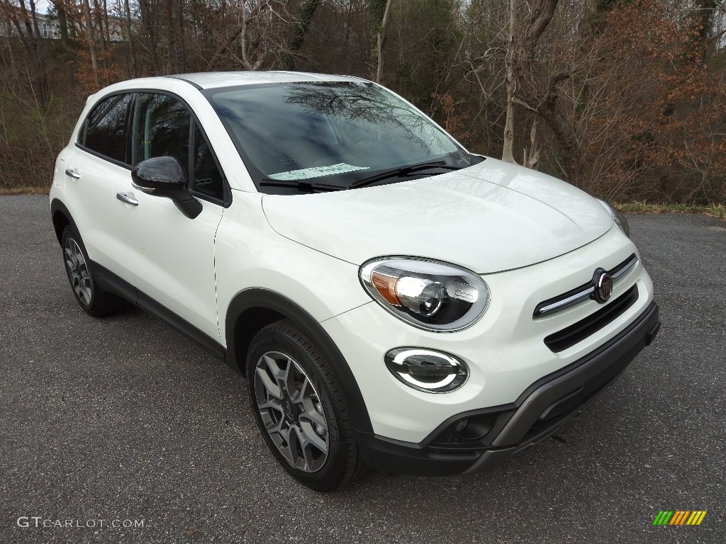 Bianco Gelato (White) 2022 Fiat 500X Trekking AWD Exterior Photo #143885403