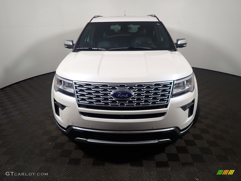 2019 Explorer Platinum 4WD - White Platinum / Medium Black photo #7
