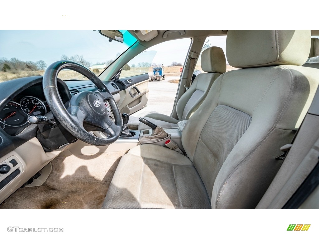 2007 Outback 2.5i Wagon - Champagne Gold Opal / Taupe Leather photo #18