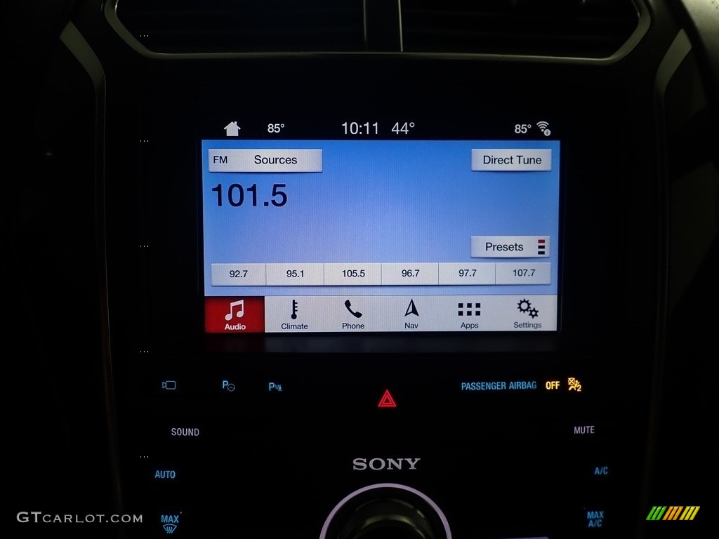 2019 Explorer Platinum 4WD - White Platinum / Medium Black photo #29