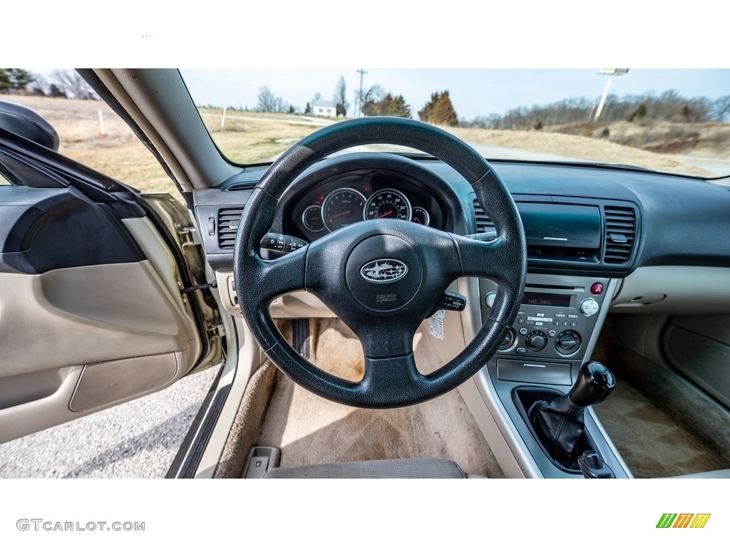 2007 Outback 2.5i Wagon - Champagne Gold Opal / Taupe Leather photo #30