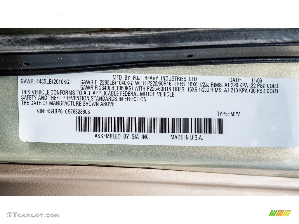 2007 Outback 2.5i Wagon - Champagne Gold Opal / Taupe Leather photo #32