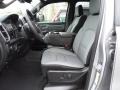 Black/Diesel Gray 2022 Ram 1500 Big Horn Quad Cab Interior Color