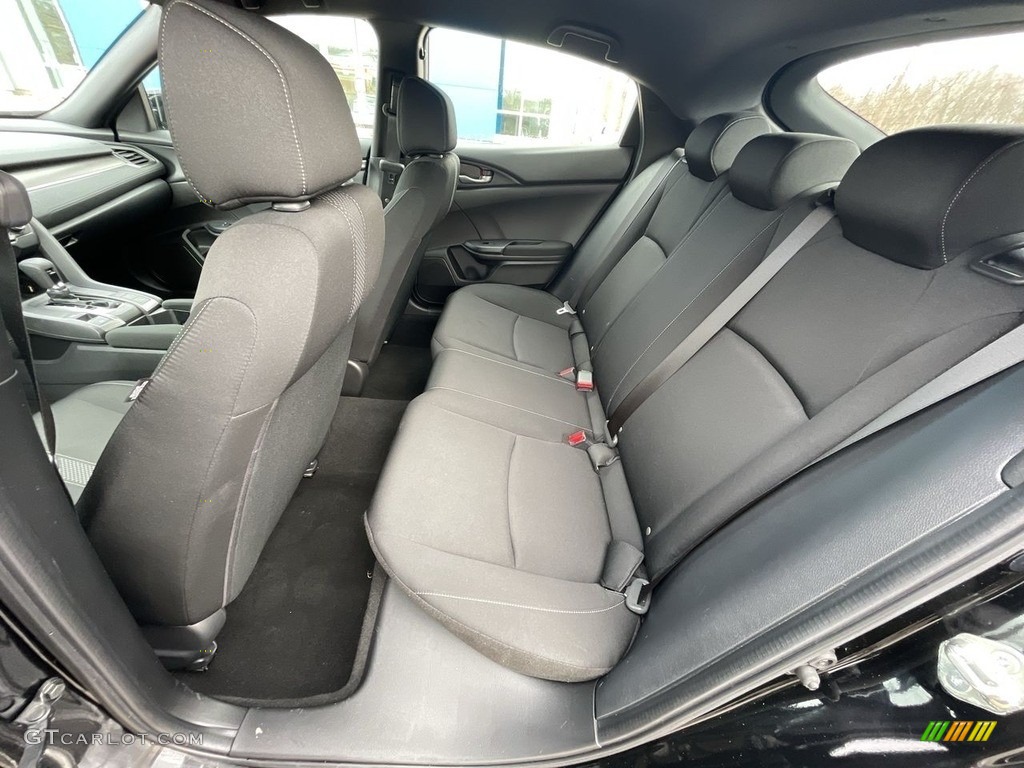 2021 Civic LX Hatchback - Crystal Black Pearl / Black photo #16