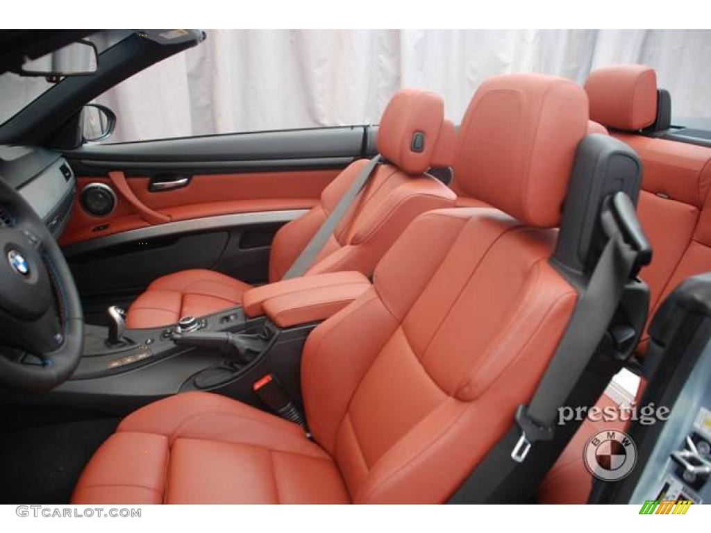 2009 M3 Convertible - Silverstone II Metallic / Fox Red Novillo Leather photo #4