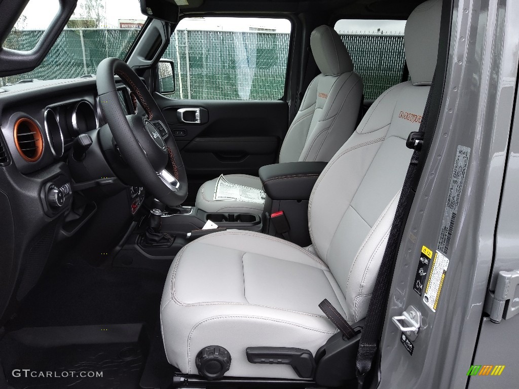 Black/Steel Gray Interior 2022 Jeep Gladiator Mojave 4x4 Photo #143887338
