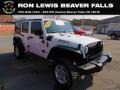 2018 Bright White Jeep Wrangler Unlimited Willys Wheeler Edition 4x4  photo #1
