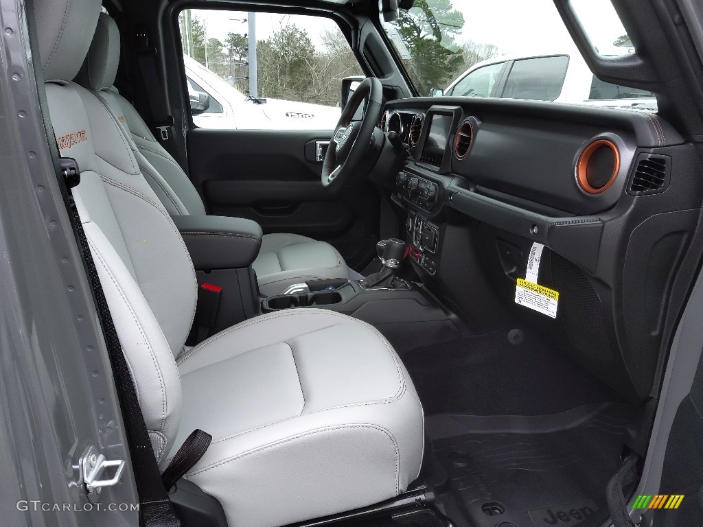 Black/Steel Gray Interior 2022 Jeep Gladiator Mojave 4x4 Photo #143887530