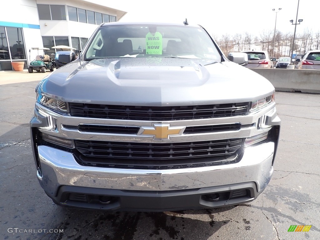 2021 Silverado 1500 LT Crew Cab 4x4 - Satin Steel Metallic / Jet Black photo #12