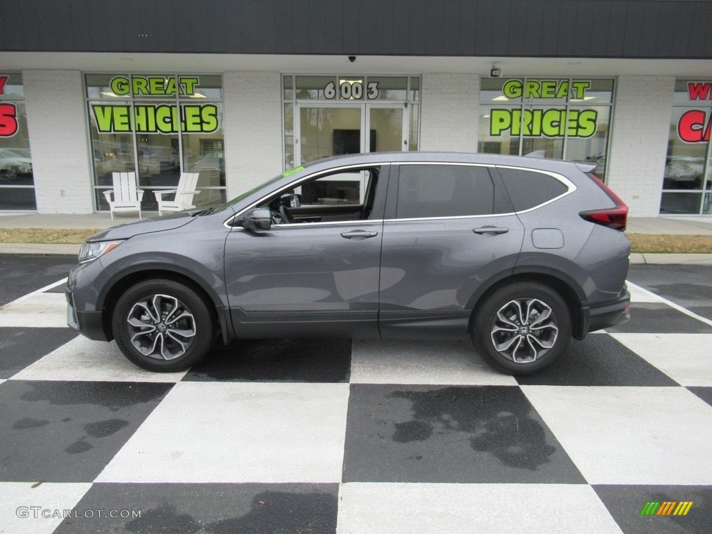 2020 CR-V EX-L - Modern Steel Metallic / Gray photo #1