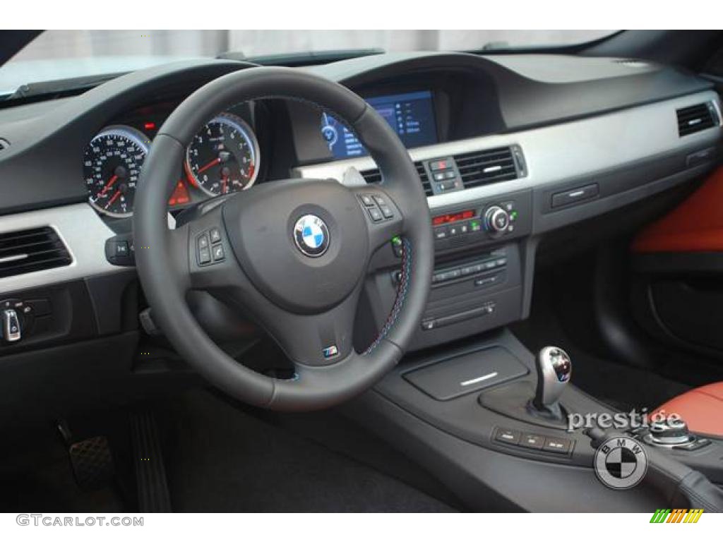 2009 M3 Convertible - Silverstone II Metallic / Fox Red Novillo Leather photo #7