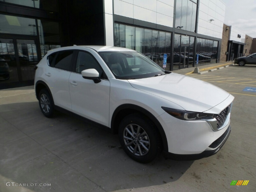 2022 CX-5 S Select AWD - Snowflake White Pearl Mica / Black photo #1