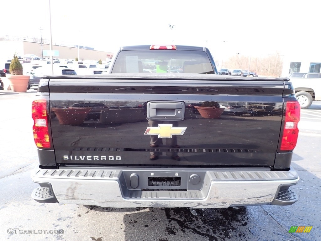 Black 2016 Chevrolet Silverado 1500 WT Regular Cab 4x4 Exterior Photo #143889192