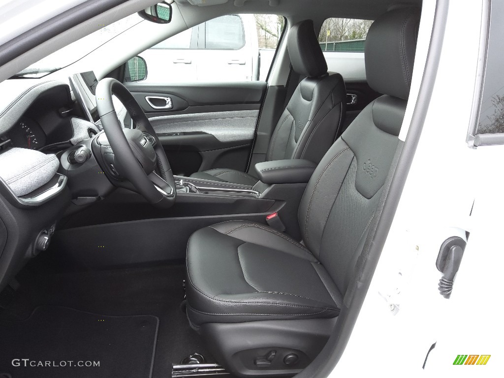 Black Interior 2022 Jeep Compass Latitude Lux 4x4 Photo #143890581