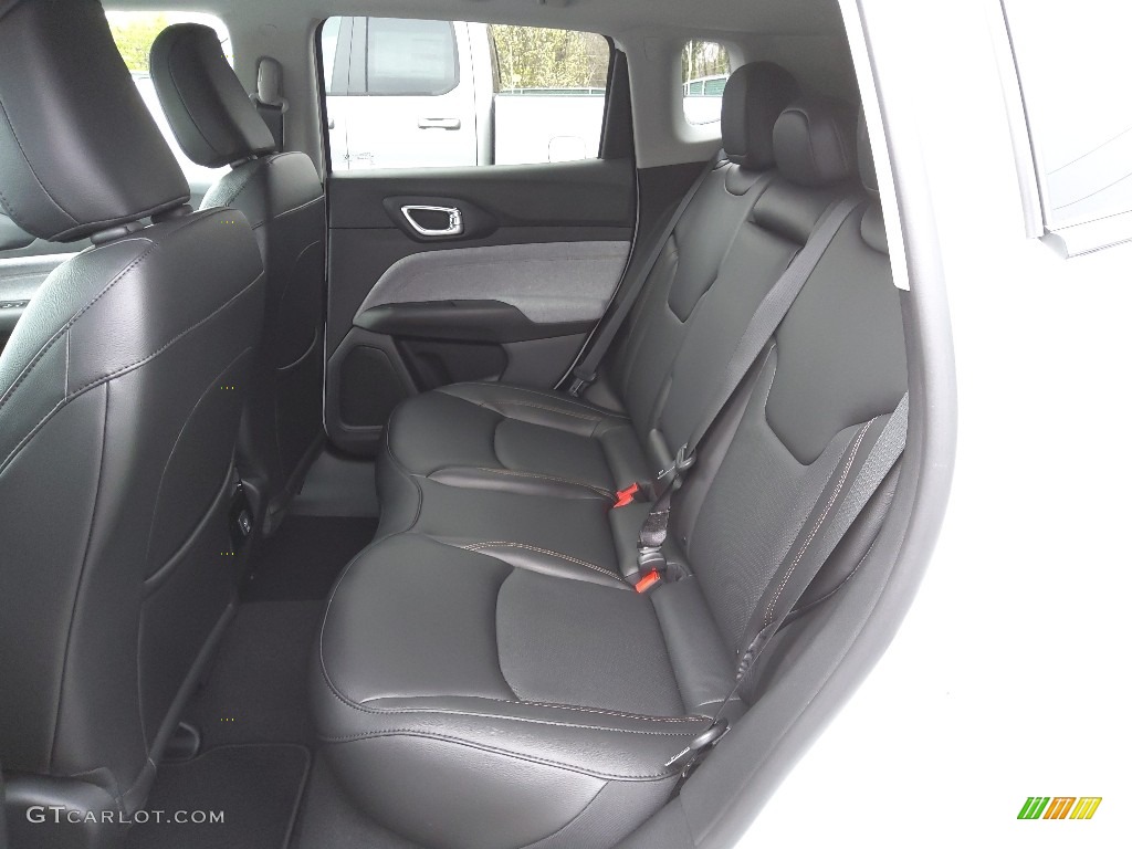 Black Interior 2022 Jeep Compass Latitude Lux 4x4 Photo #143890647