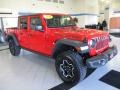 2020 Firecracker Red Jeep Gladiator Rubicon 4x4  photo #3