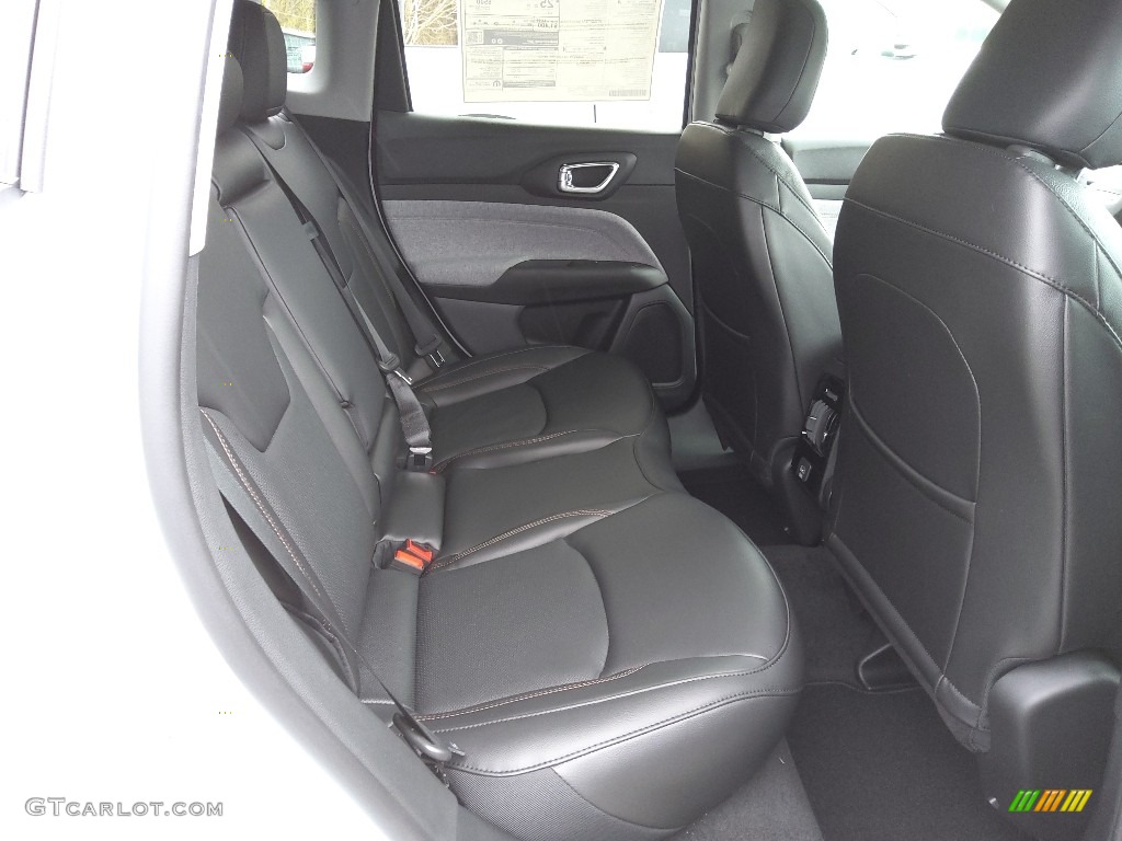 Black Interior 2022 Jeep Compass Latitude Lux 4x4 Photo #143890691
