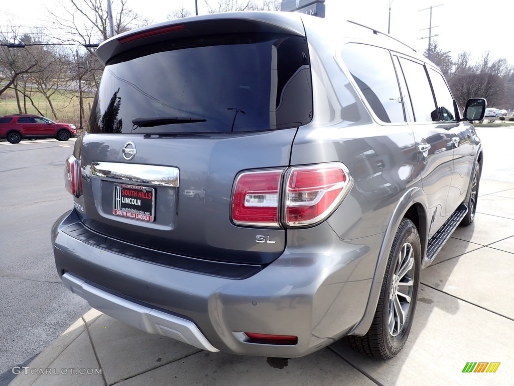 2018 Armada SL 4x4 - Gun Metallic / Charcoal photo #6