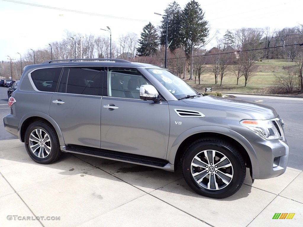 2018 Armada SL 4x4 - Gun Metallic / Charcoal photo #7