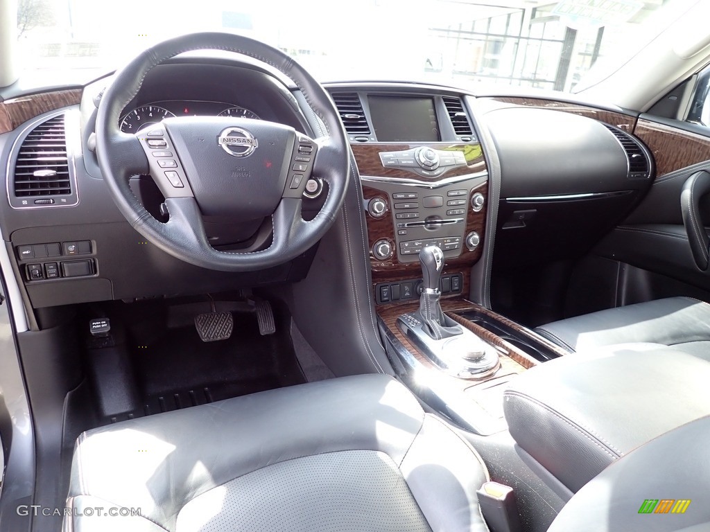 Charcoal Interior 2018 Nissan Armada SL 4x4 Photo #143893140