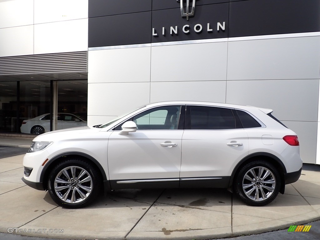 White Platinum 2016 Lincoln MKX Reserve AWD Exterior Photo #143893167