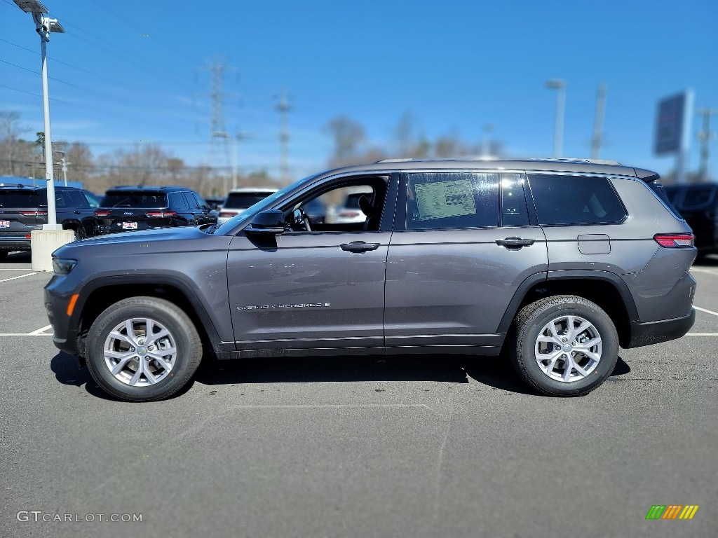 2022 Grand Cherokee L Limited 4x4 - Baltic Gray Metallic / Global Black photo #3