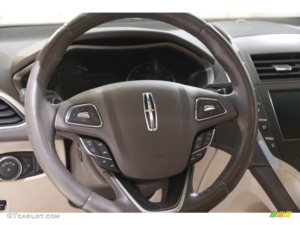 2016 Lincoln MKZ 3.7 AWD Cappuccino Steering Wheel Photo #143893559