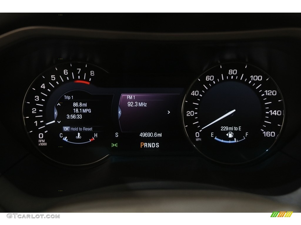 2016 Lincoln MKZ 3.7 AWD Gauges Photo #143893577