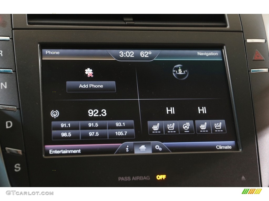 2016 Lincoln MKZ 3.7 AWD Audio System Photo #143893617