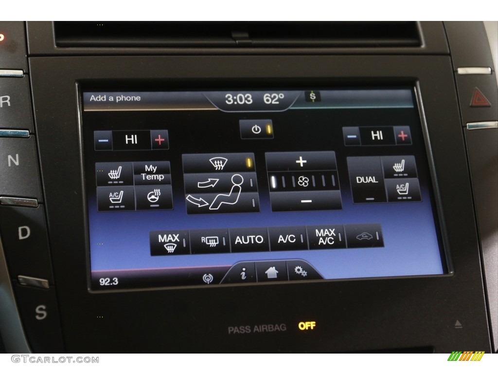 2016 Lincoln MKZ 3.7 AWD Controls Photo #143893697