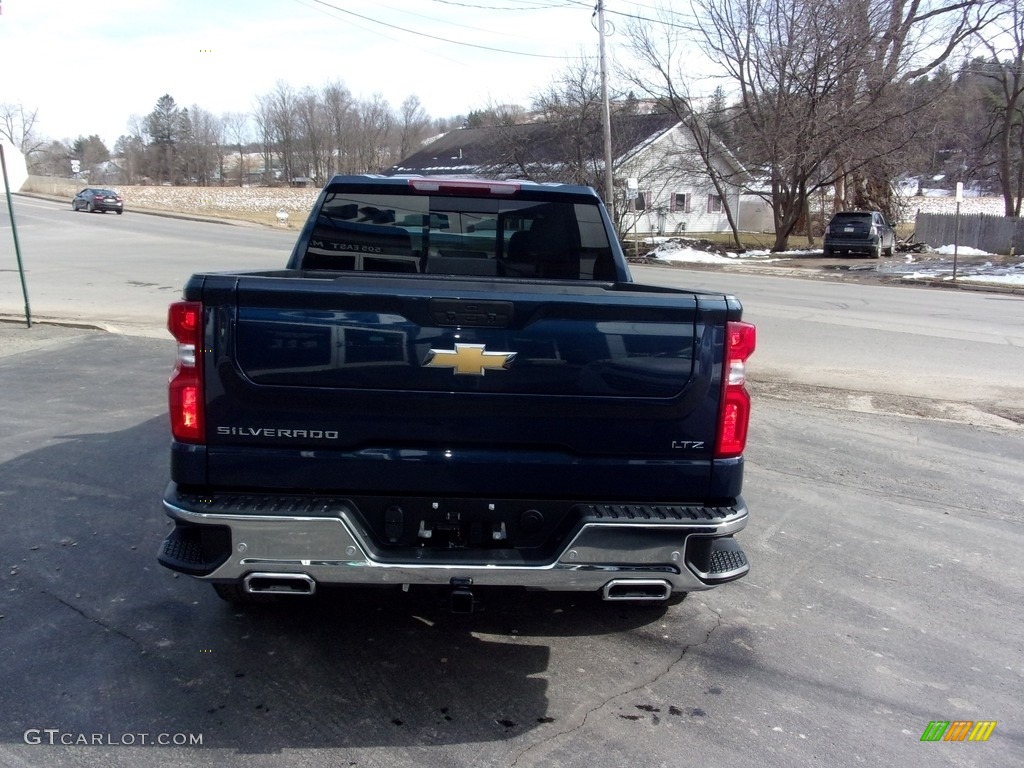 2022 Silverado 1500 Limited LTZ Crew Cab 4x4 - Northsky Blue Metallic / Gideon/­Very Dark Atmosphere photo #4