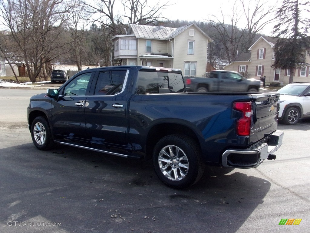 2022 Silverado 1500 Limited LTZ Crew Cab 4x4 - Northsky Blue Metallic / Gideon/­Very Dark Atmosphere photo #5