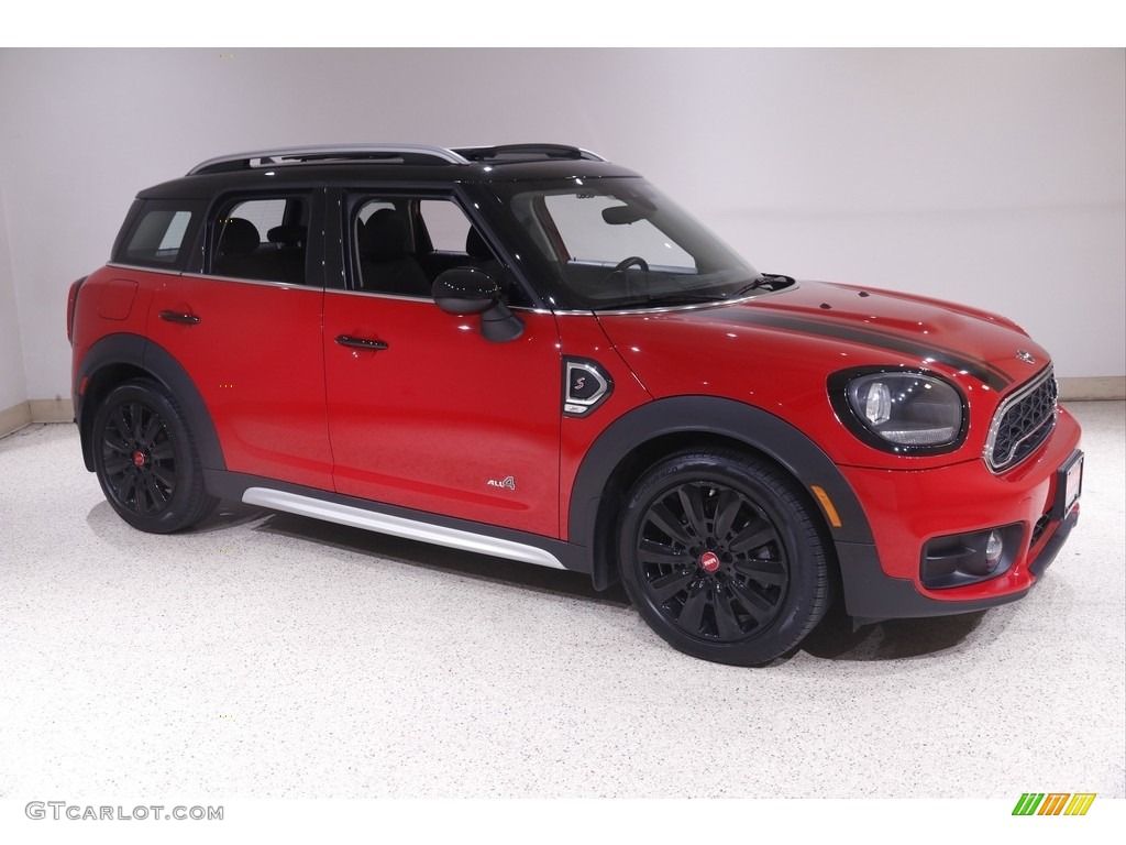 2019 Countryman Cooper S All4 - Chili Red / Carbon Black photo #1