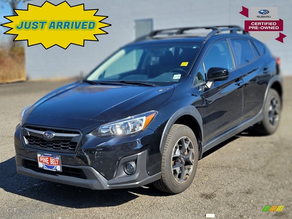 2019 Crosstrek 2.0i Premium - Crystal Black Silica / Black photo #1