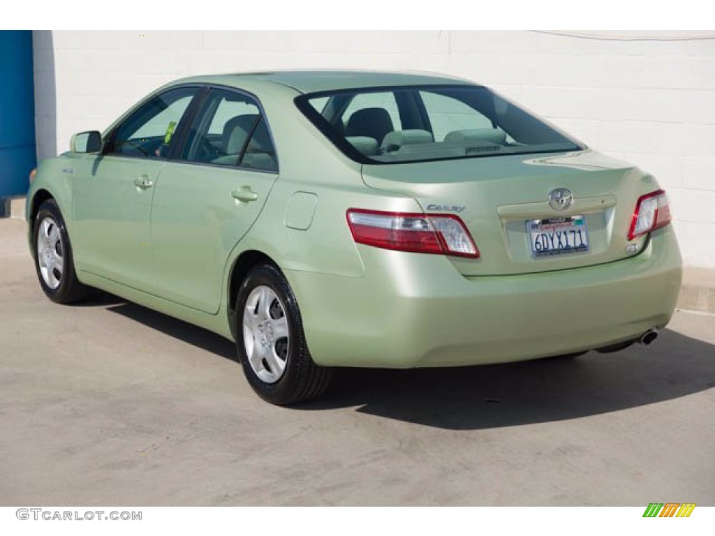 2009 Camry Hybrid - Aloe Green Metallic / Ash photo #2