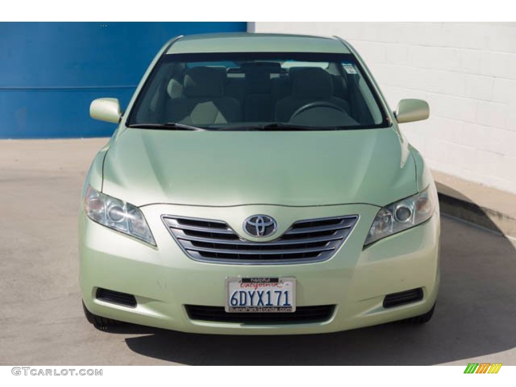 2009 Camry Hybrid - Aloe Green Metallic / Ash photo #7