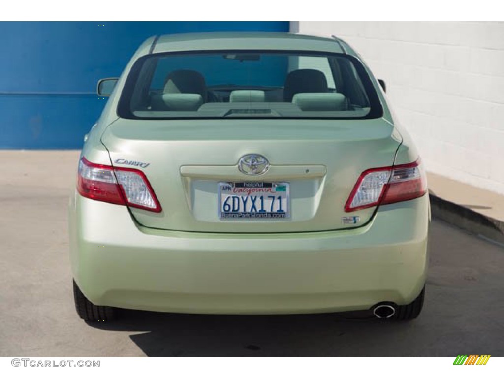 2009 Camry Hybrid - Aloe Green Metallic / Ash photo #11