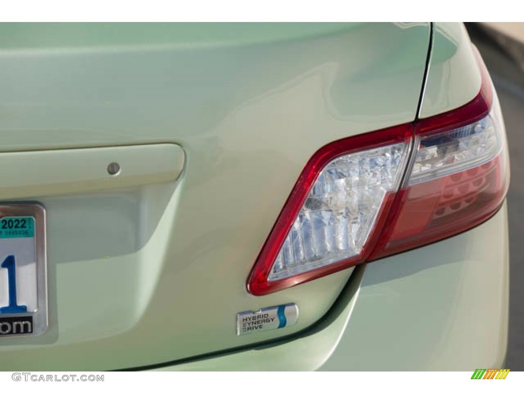 2009 Camry Hybrid - Aloe Green Metallic / Ash photo #13