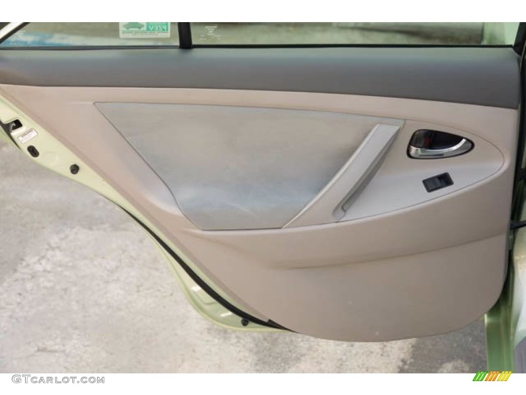 2009 Camry Hybrid - Aloe Green Metallic / Ash photo #29