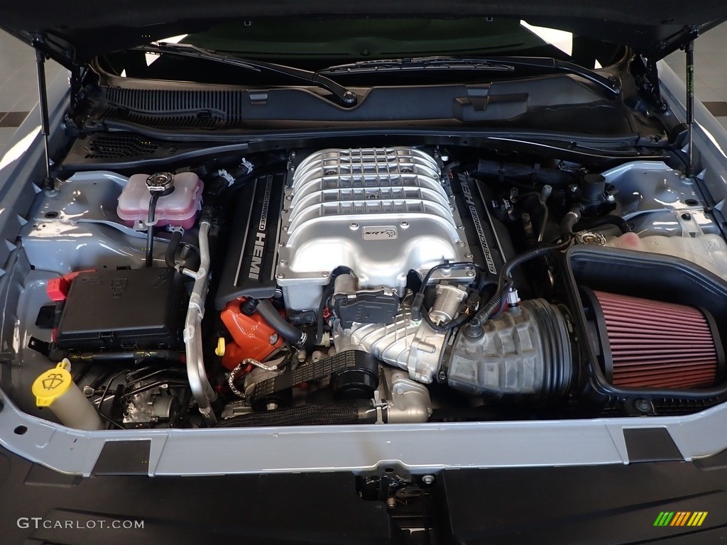 2020 Dodge Challenger SRT Hellcat 6.2 Liter Supercharged HEMI OHV 16-Valve VVT V8 Engine Photo #143896871