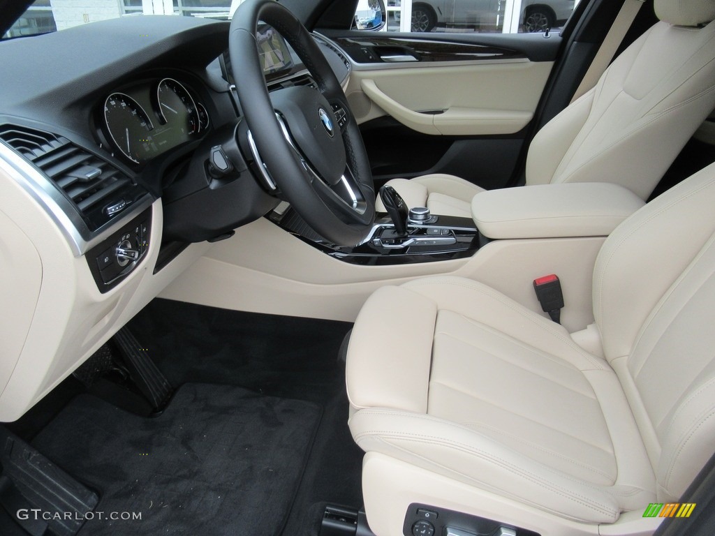 2021 X3 xDrive30i - Mineral White Metallic / Canberra Beige/Black photo #10