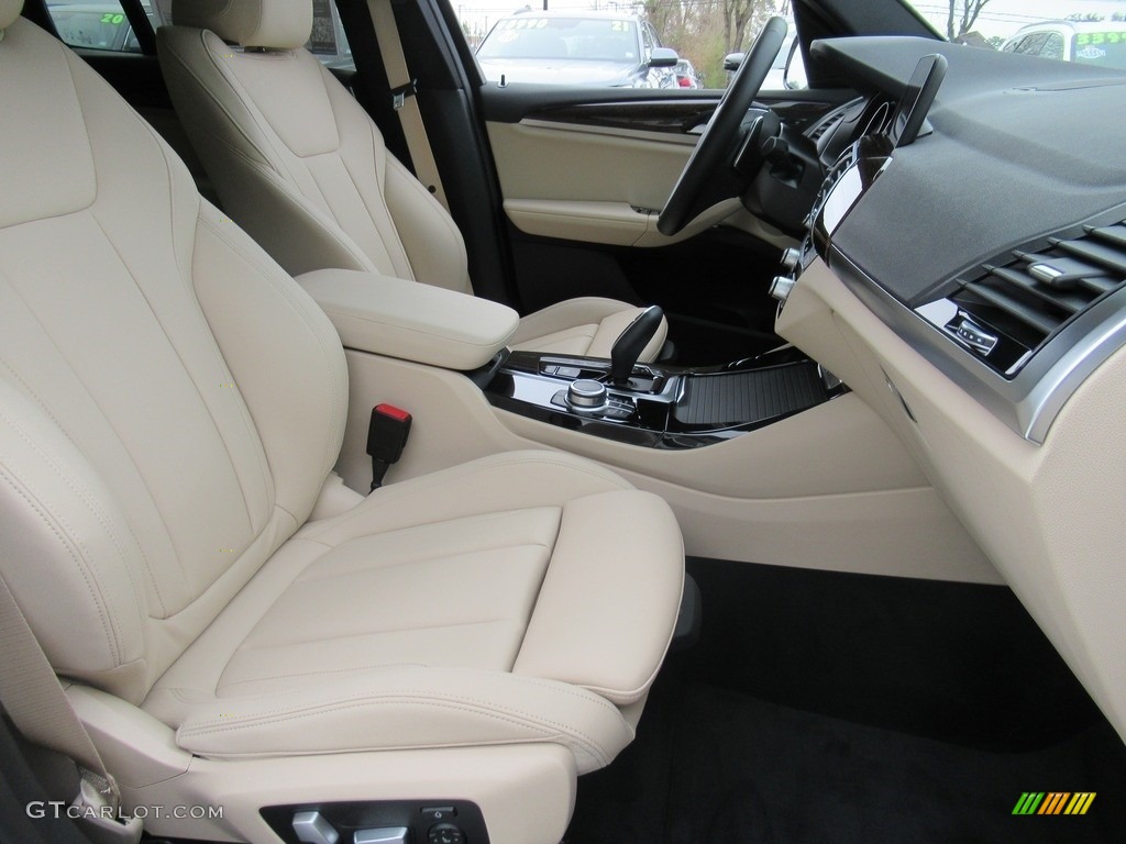 2021 X3 xDrive30i - Mineral White Metallic / Canberra Beige/Black photo #13