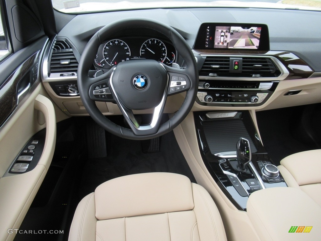 2021 X3 xDrive30i - Mineral White Metallic / Canberra Beige/Black photo #15