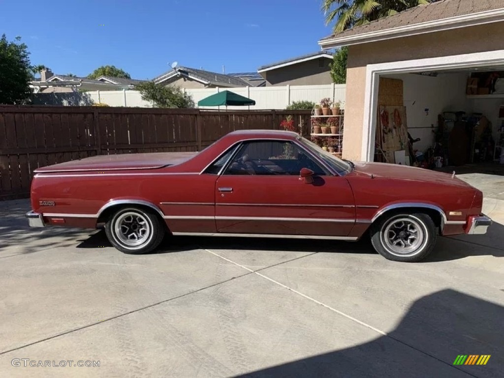 Maroon Metallic 1981 Chevrolet El Camino Royal Knight Exterior Photo #143898713