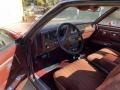 1981 Chevrolet El Camino Maroon Interior Front Seat Photo